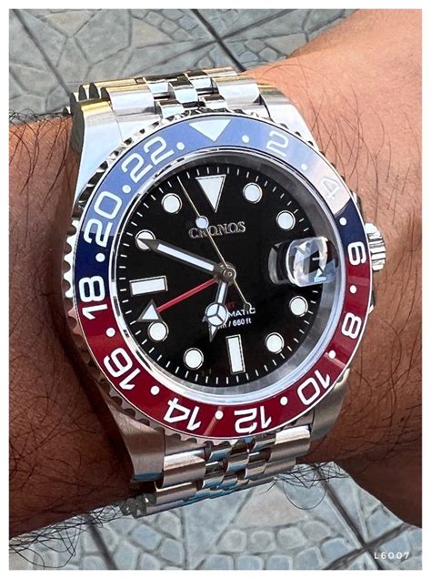 rolex gmt master homage watch|Rolex GMT Master 2 homage.